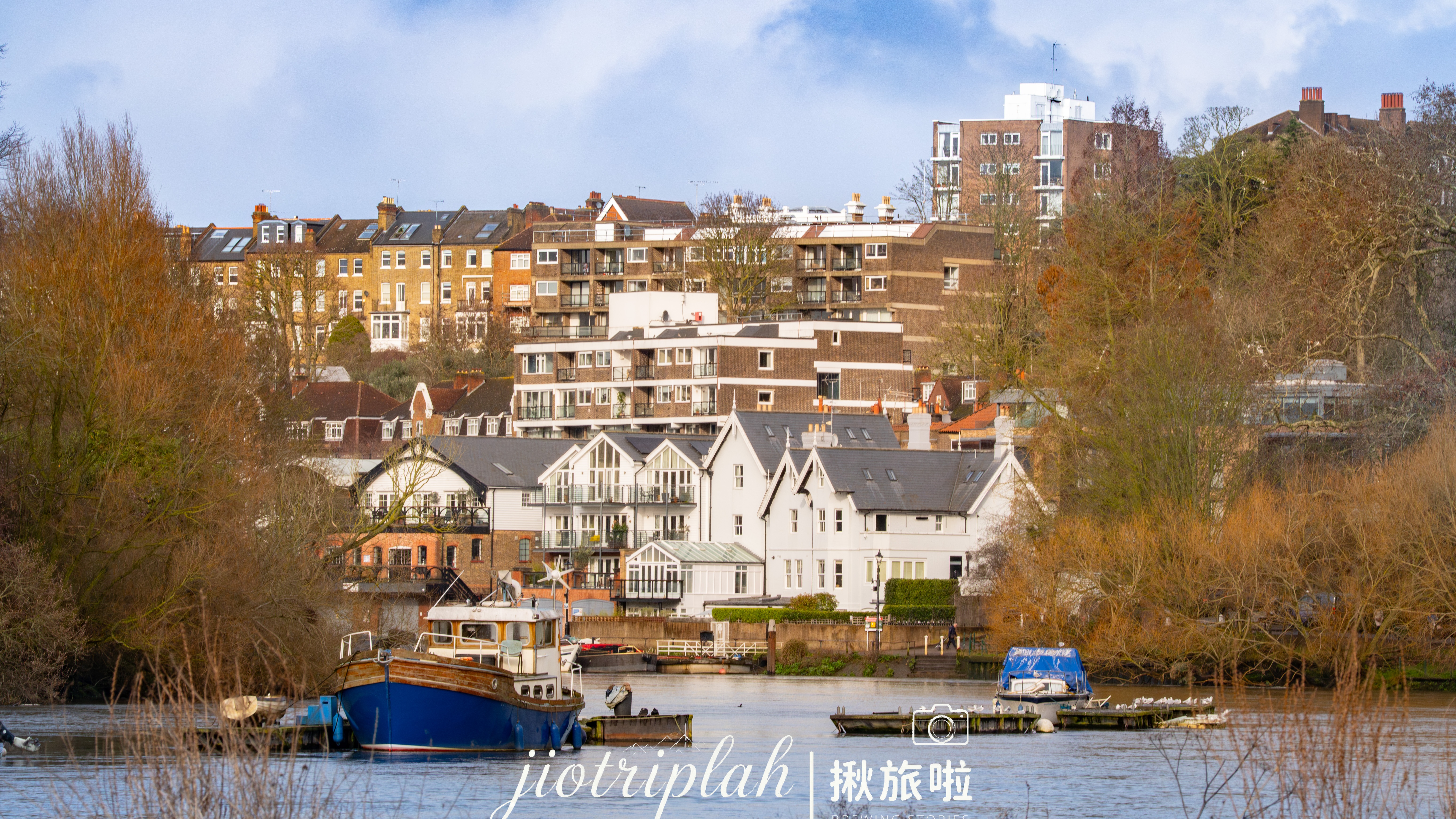 泰晤士河的倒影