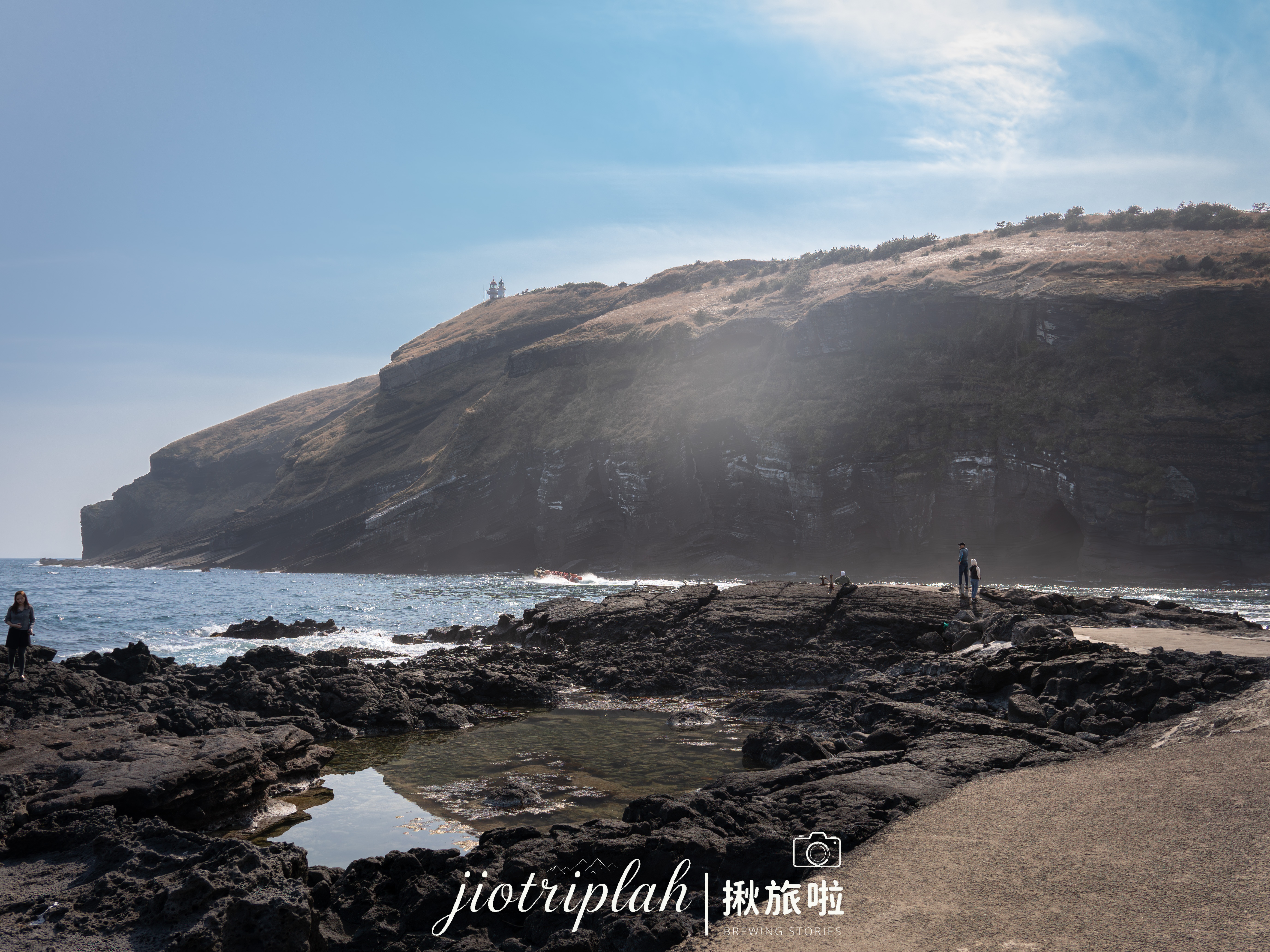 玄武岩岸邊的濤聲